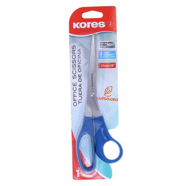 قیچی اداری 21 سانت آبی مدل 35221 کورس KORES